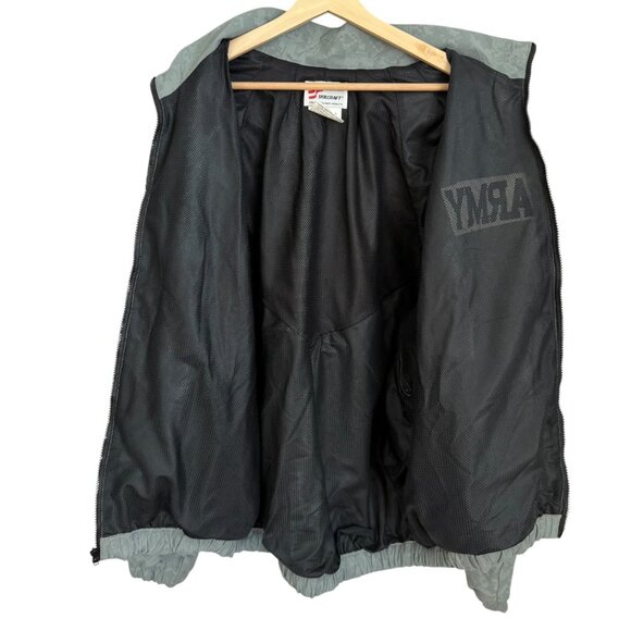 Vintage Mens Reflective Camo Army IPFU Jacket Gray L Retro Streetwear Training - Picture 3 of 6